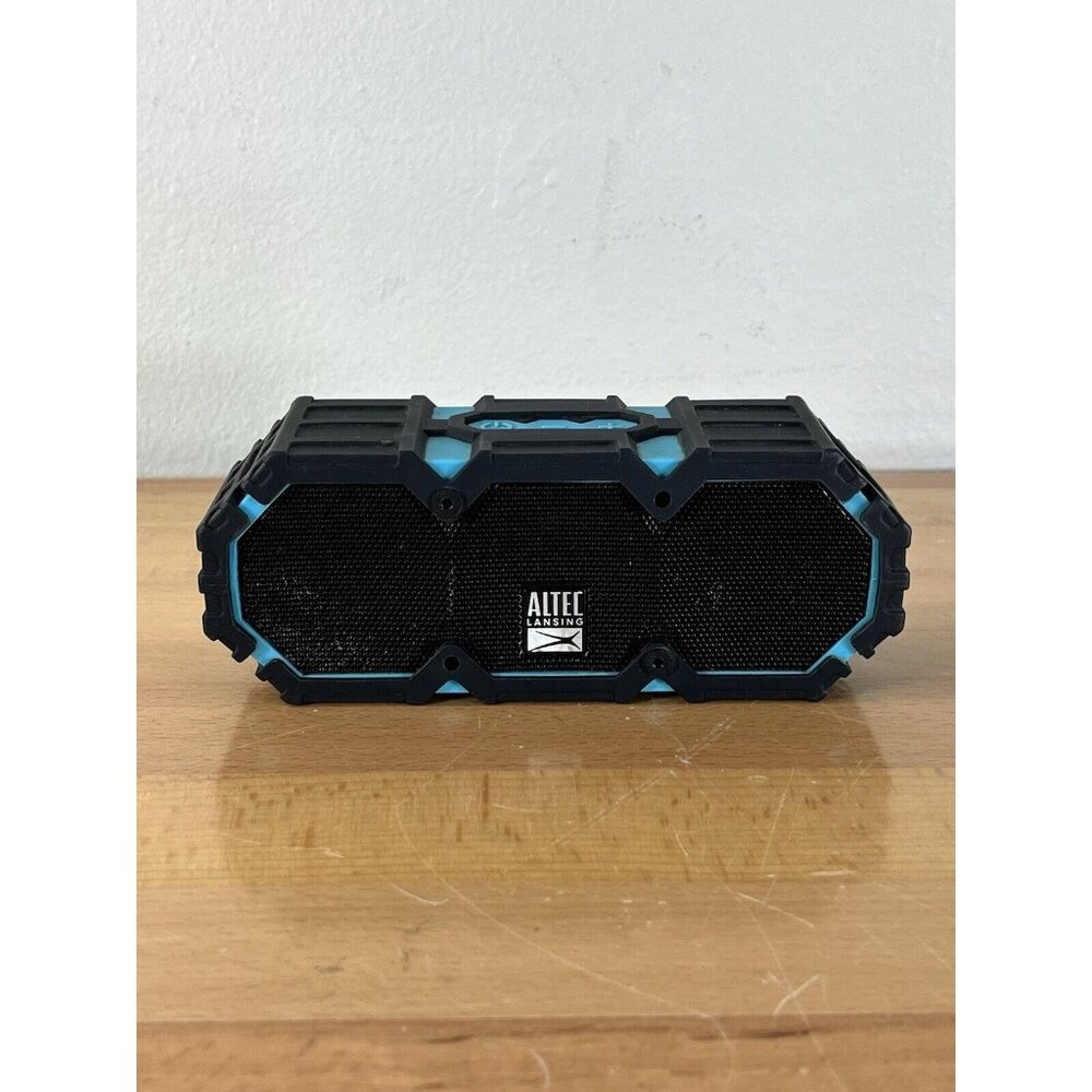 Altec Lansing IMW478 Mini LifeJacket Bluetooth Speaker Blue Black - Tested Works